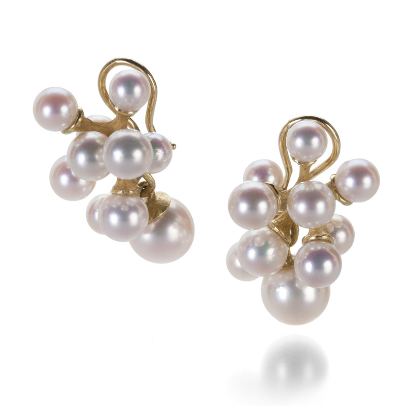 John Iversen Baby Jacks Earrings with Pearl Drops | Quadrum Gallery