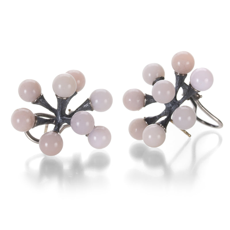 John Iversen Pink Opal Single Jacks Earrings | Quadrum Gallery