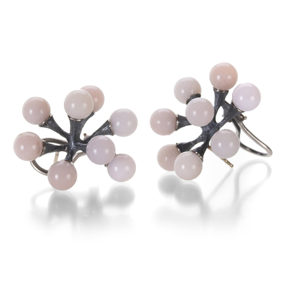 John Iversen Pink Opal Single Jacks Earrings | Quadrum Gallery