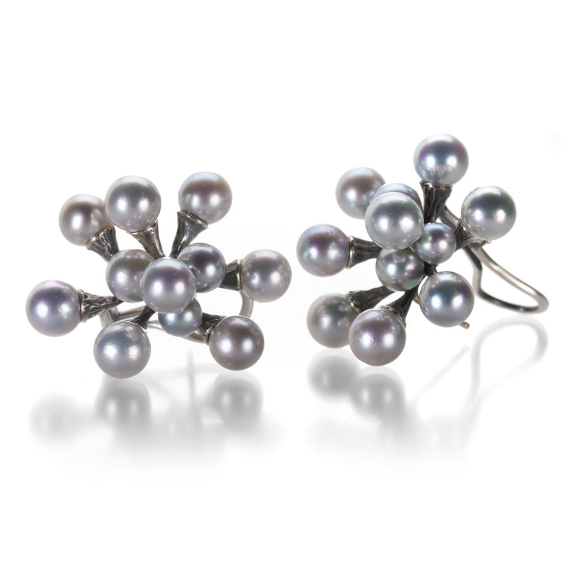 John Iversen Multi Pearl Single Jacks Earrings | Quadrum Gallery