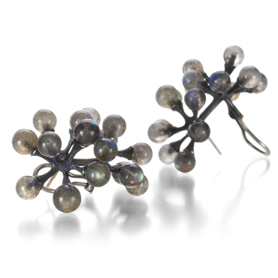 John Iversen Labradorite Double Jacks Earrings | Quadrum Gallery