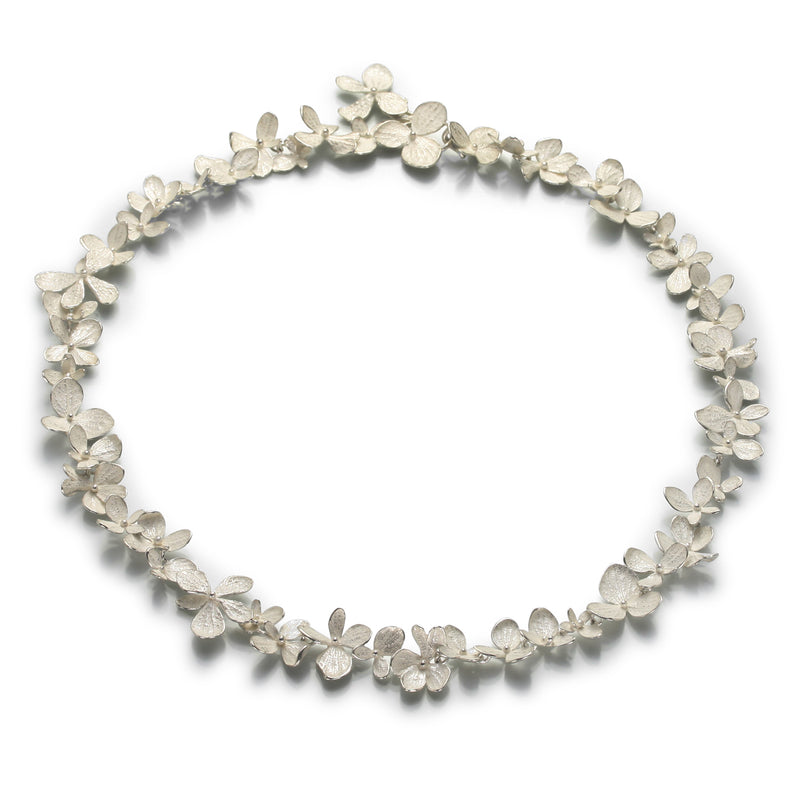 John Iversen Sterling Silver Hydrangea Necklace | Quadrum Gallery