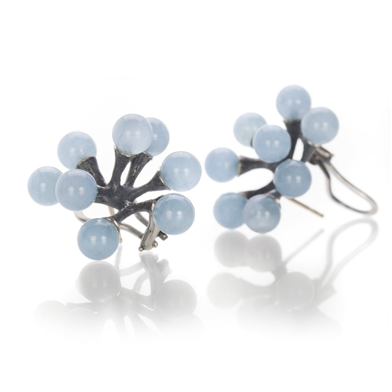 John Iversen Single Aquamarine Jacks Earrings | Quadrum Gallery