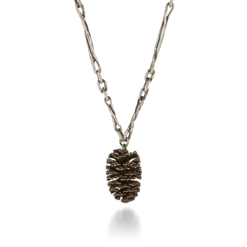 John Iversen Bronze Pine Cone Necklace | Quadrum Gallery