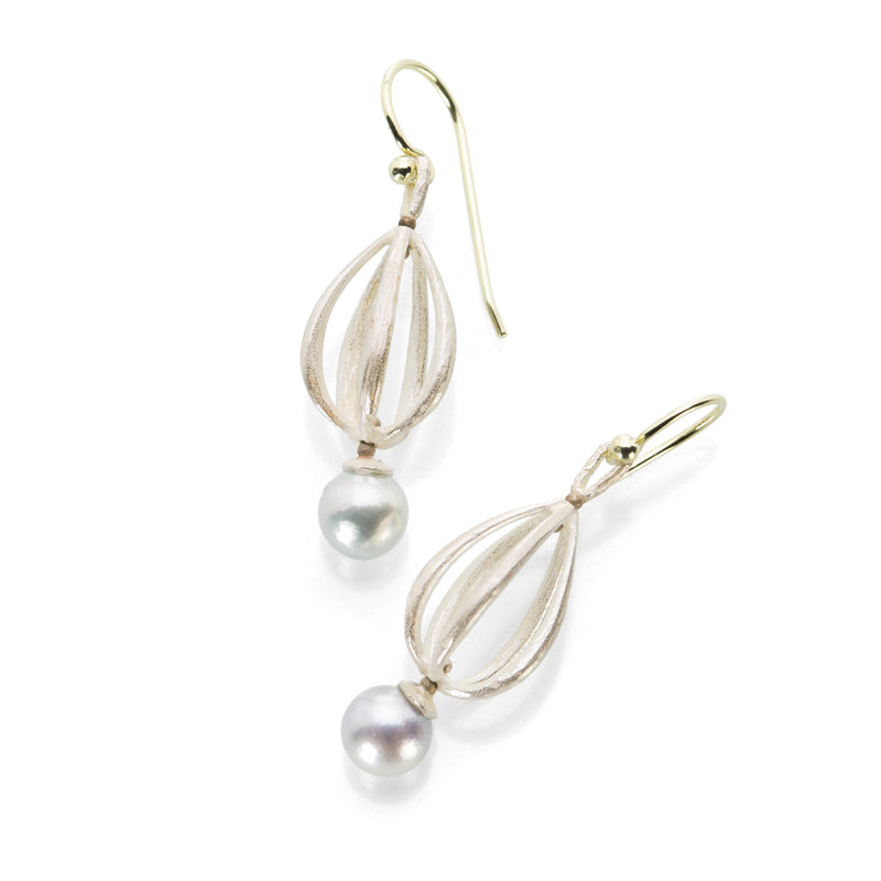 John Iversen Apartment Drop Earrings with Pearls | Quadrum Gallery