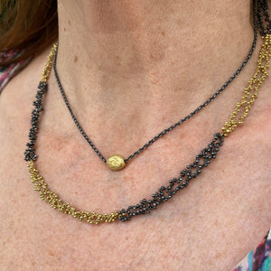 John Iversen Tiny Pebble Pendant Necklace | Quadrum Gallery