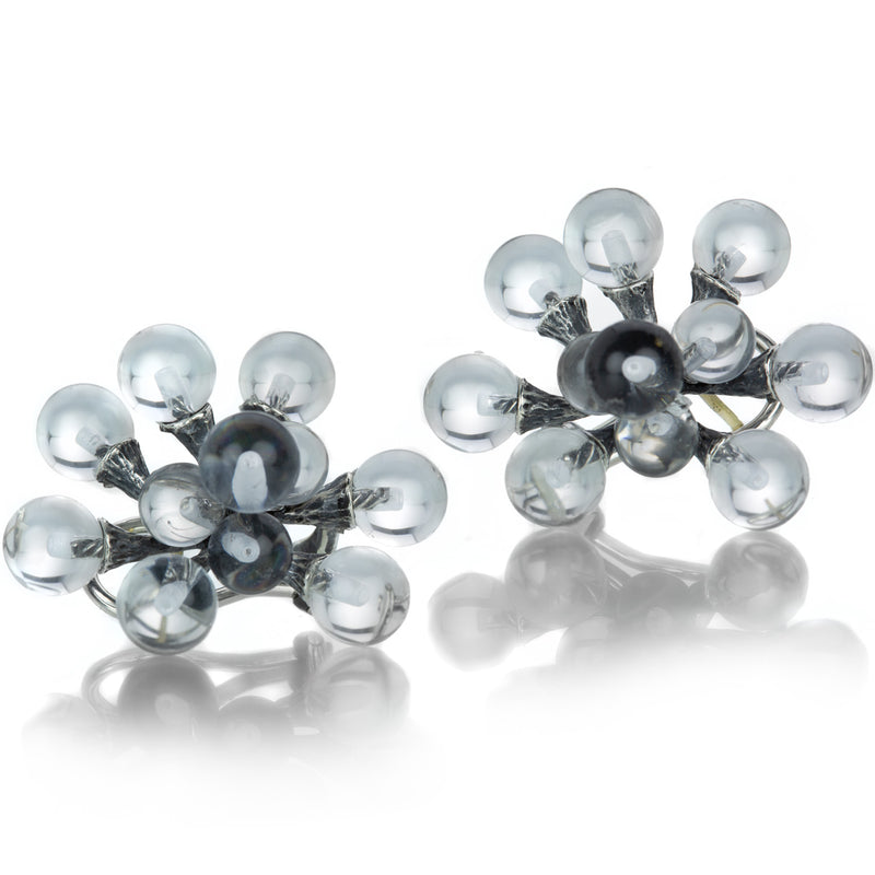John Iversen Rock Crystal Single Jacks Earrings | Quadrum Gallery