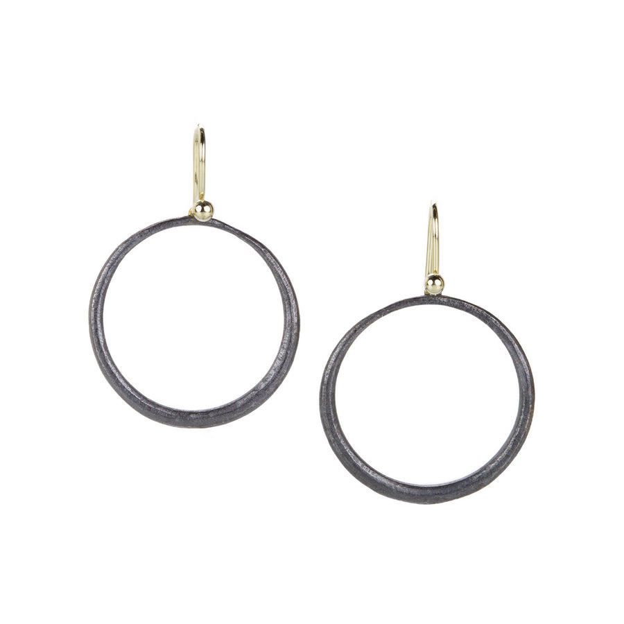 John Iversen Skinny Hoop Dangle | Quadrum Gallery