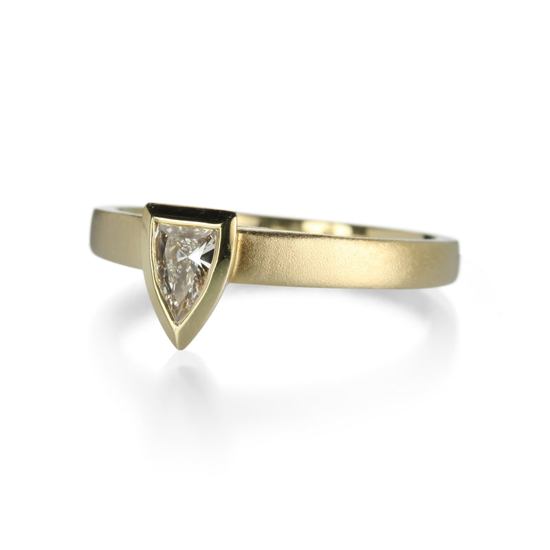 Jamie Joseph Diamond Shield Solitaire Ring | Quadrum Gallery