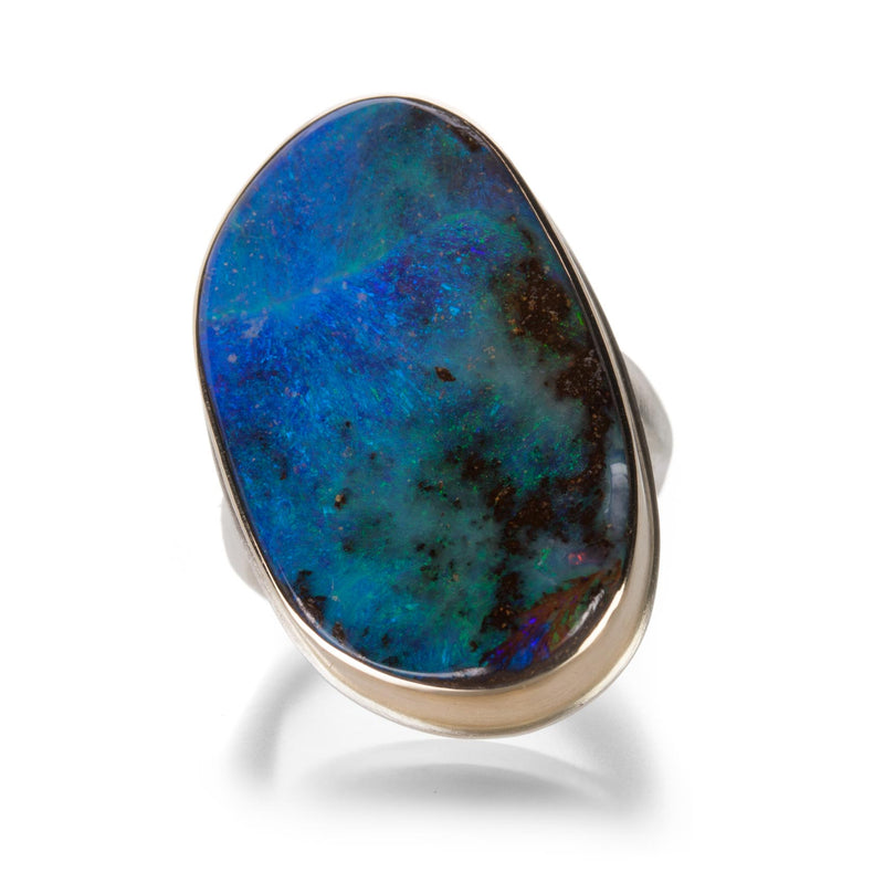 Large Asymmetrical Opal Ring