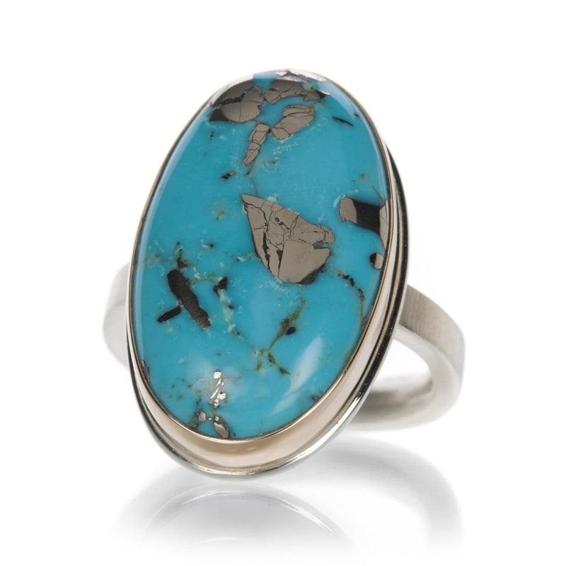 Jamie Joseph Vertical Persian Turquoise Ring | Quadrum Gallery