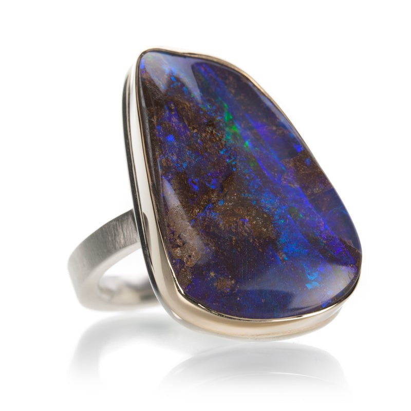 Jamie Joseph Topographical Boulder Opal Ring | Quadrum Gallery