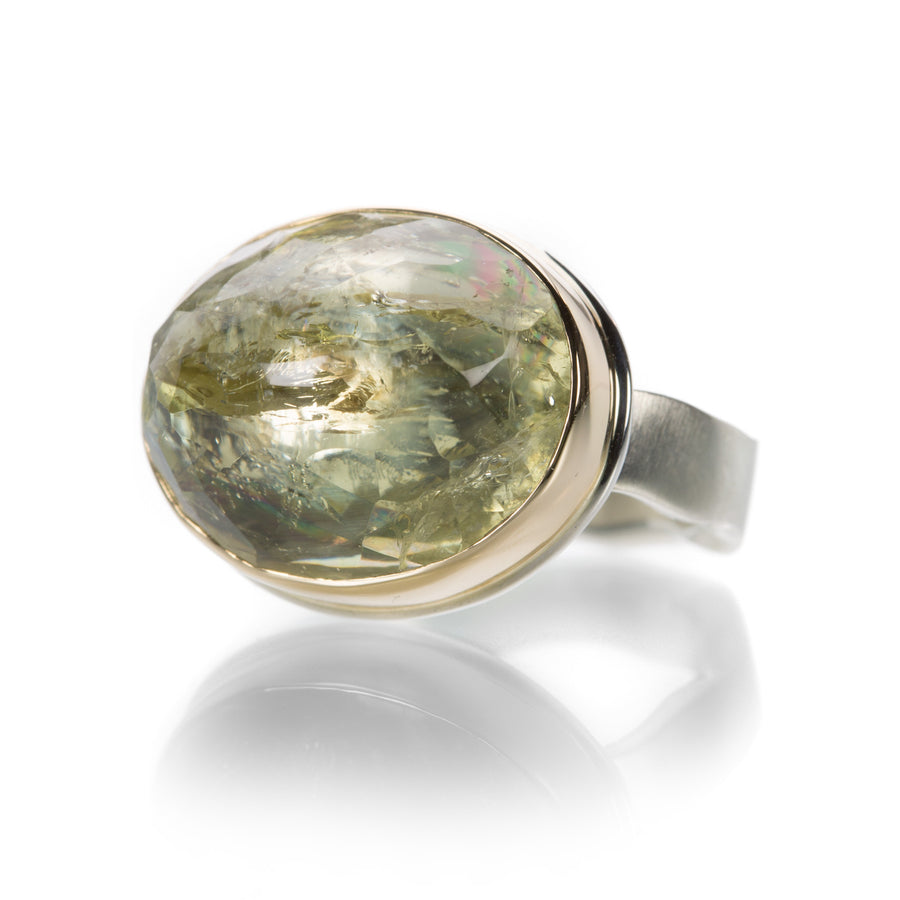 Jamie Joseph Oval Yellow Beryl Ring | Quadrum Gallery