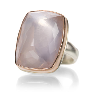 Jamie Joseph Rectangular Rose Quartz Ring | Quadrum Gallery
