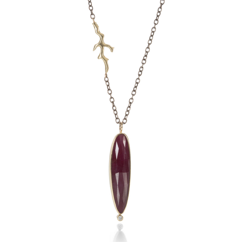 Jamie Joseph Rose Cut Indian Ruby Necklace | Quadrum Gallery