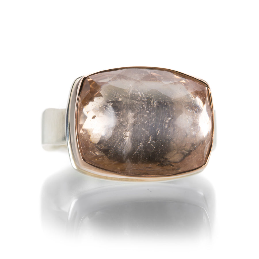 Jamie Joseph Rectangular Morganite Ring | Quadrum Gallery