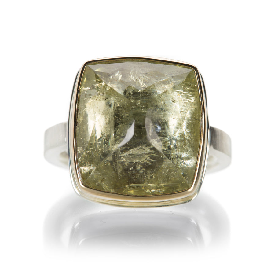 Jamie Joseph Rectangular Yellow Beryl Ring | Quadrum Gallery