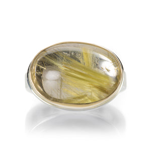Jamie Joseph Oval Rutilated Quartz Ring | Quadrum Gallery
