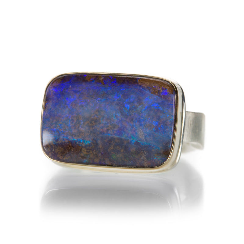 Jamie Joseph Rectangular Boulder Opal Ring | Quadrum Gallery