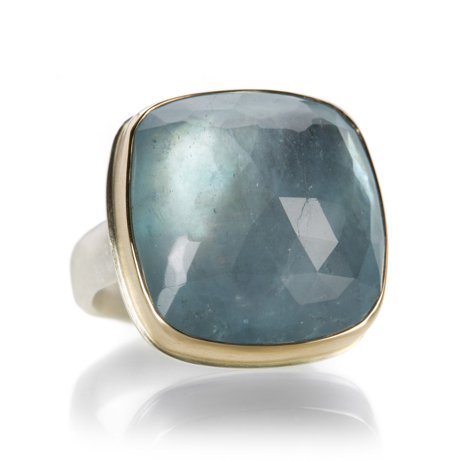 Jamie Joseph Square Rose Cut Aquamarine Ring | Quadrum Gallery