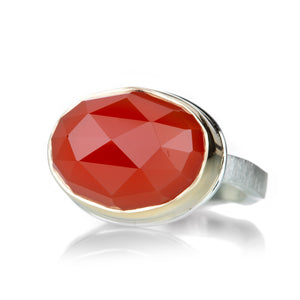 Jamie Joseph Orange Chalcedony Ring | Quadrum Gallery