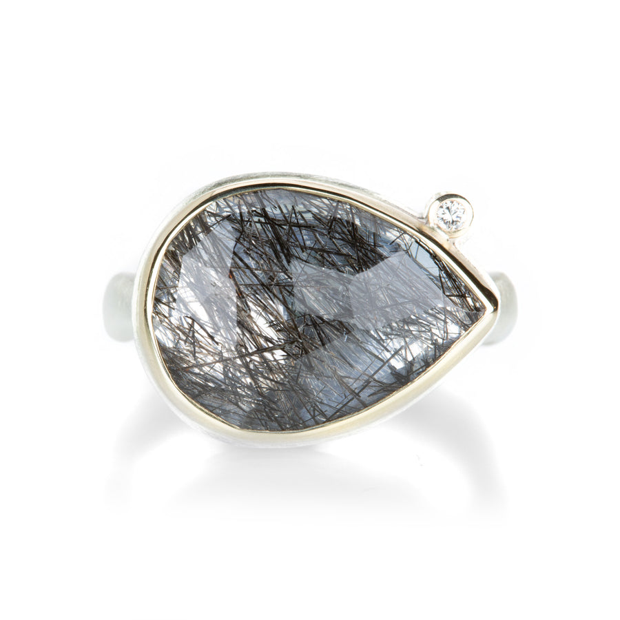 Jamie Joseph Teardrop Rutilated Quartz Ring | Quadrum Gallery