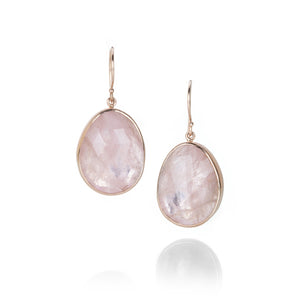 Jamie Joseph Rose Cut Morganite Earrings | Quadrum Gallery