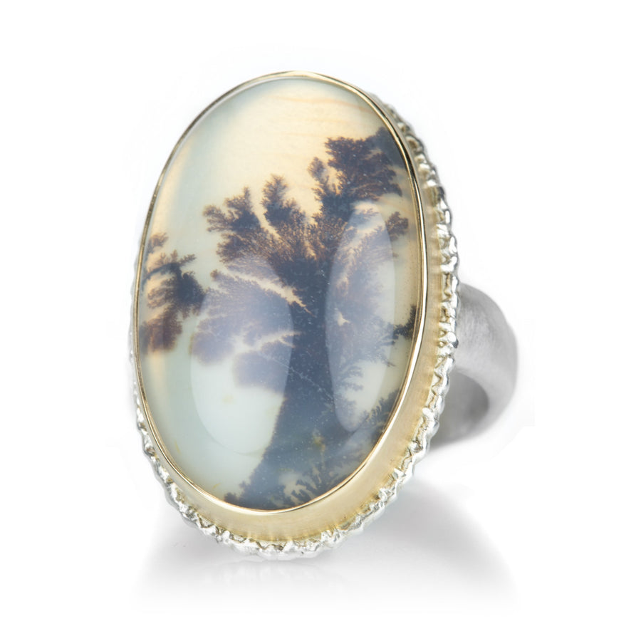 Jamie Joseph Oval Dendritic Agate Ring  | Quadrum Gallery