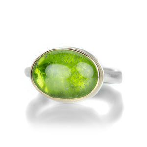 Jamie Joseph Small Oval Peridot Ring | Quadrum Gallery