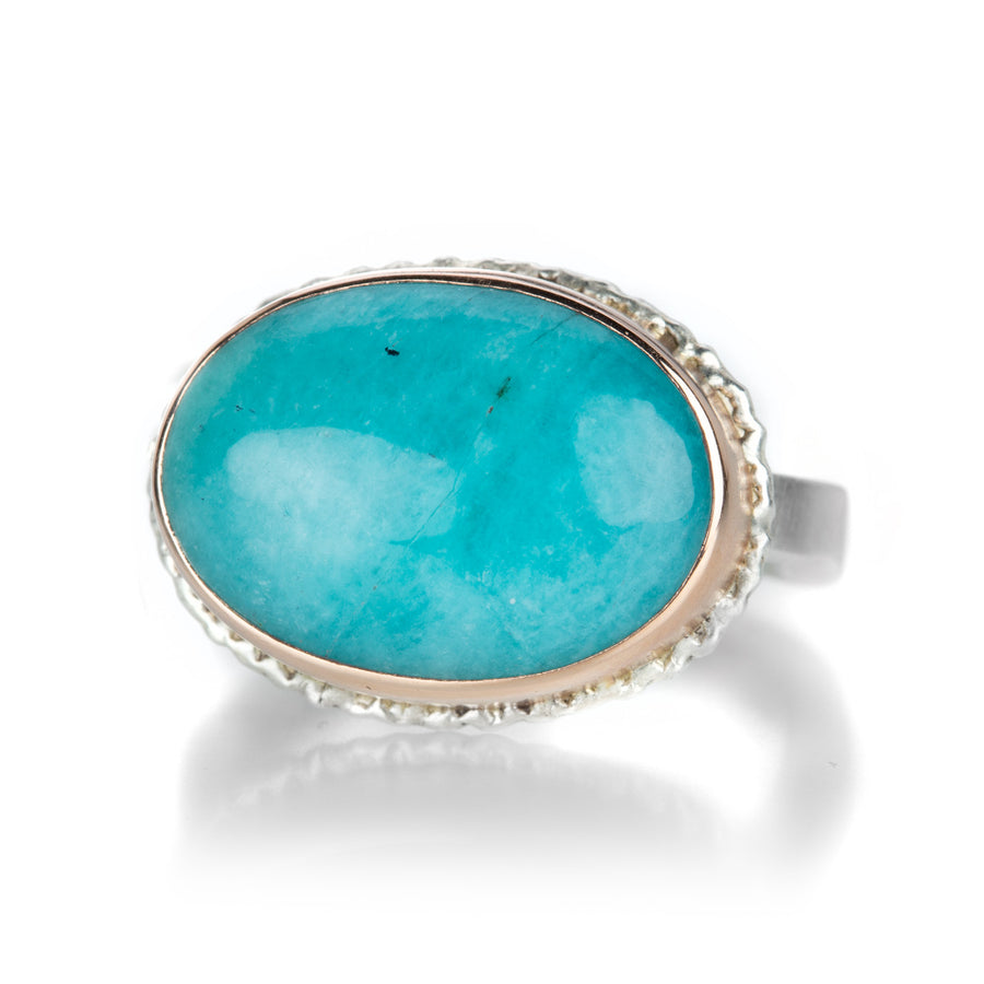 Jamie Joseph Oval Amazonite Ring | Quadrum Gallery