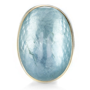 Jamie Joseph Large Oval Aquamarine Ring  | Quadrum Gallery