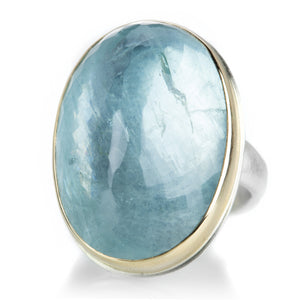 Jamie Joseph Large Oval Aquamarine Ring  | Quadrum Gallery