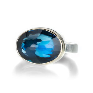 Jamie Joseph Small London Blue Topaz Ring | Quadrum Gallery