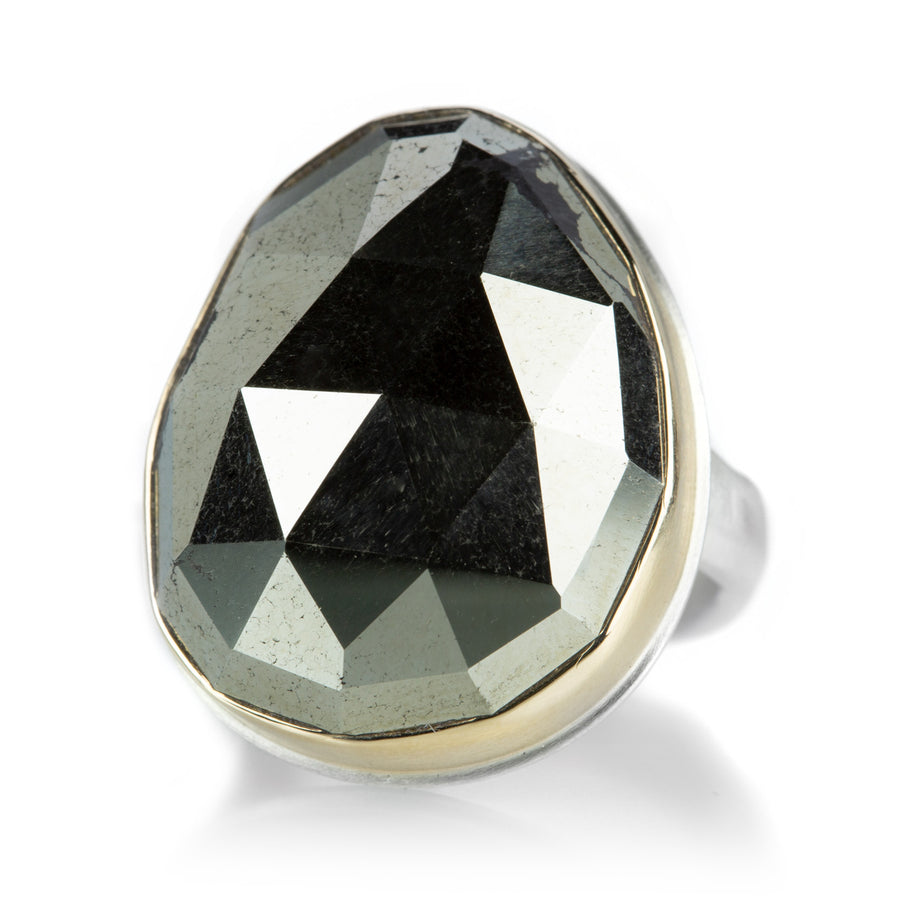 Jamie Joseph Faceted Pyrite Ring  | Quadrum Gallery