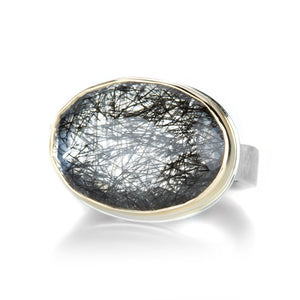 Jamie Joseph Tourminalated Quartz Ring | Quadrum Gallery