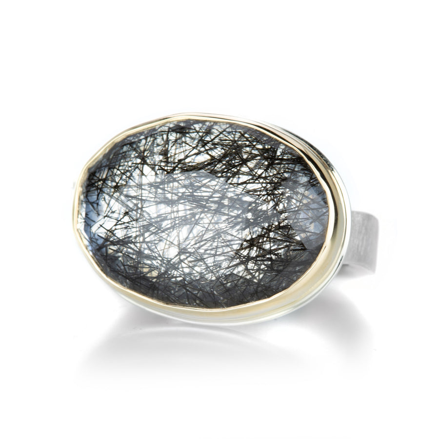 Jamie Joseph Tourminalated Quartz Ring | Quadrum Gallery