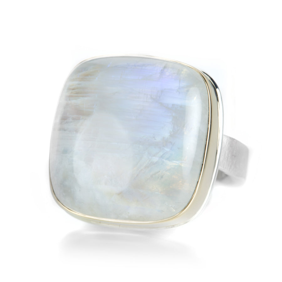 Jamie Joseph Square Rainbow Moonstone Ring  | Quadrum Gallery