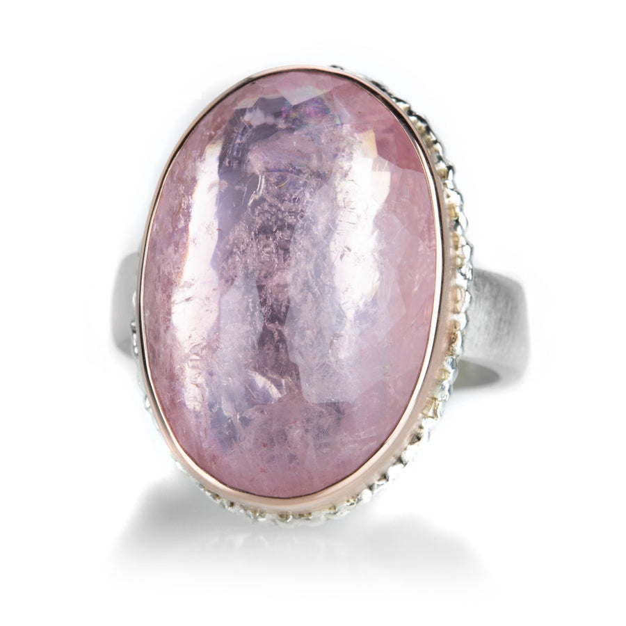 Jamie Joseph Vertical Oval Morganite Ring | Quadrum Gallery