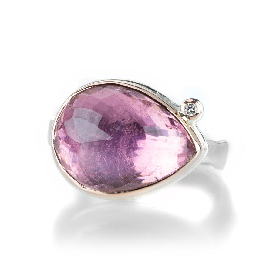 Jamie Joseph Teardrop Pink Tourmaline Ring | Quadrum Gallery