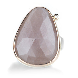 Jamie Joseph Peach Moonstone Ring | Quadrum Gallery