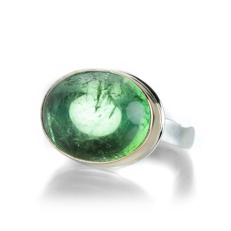 Jamie Joseph Oval Green Tourmaline Ring  | Quadrum Gallery