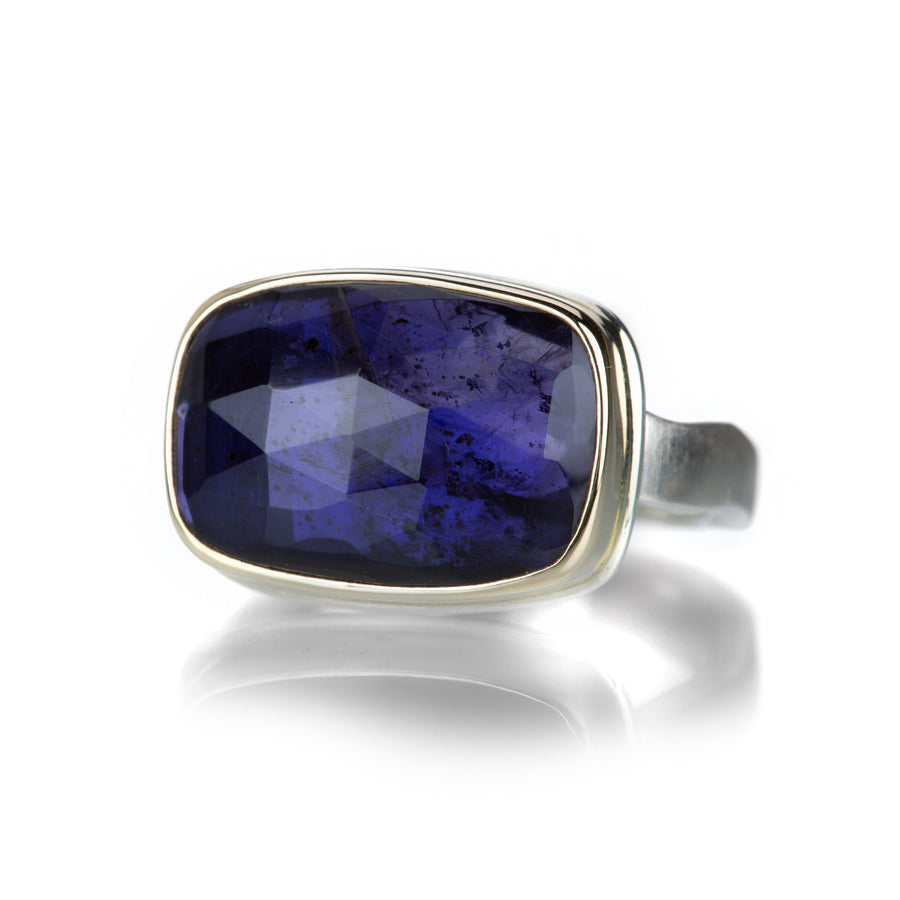 Jamie Joseph Rectangular Rose Cut Iolite Ring | Quadrum Gallery
