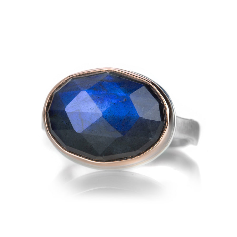 Jamie Joseph Oval Rose Cut Labradorite Ring | Quadrum Gallery