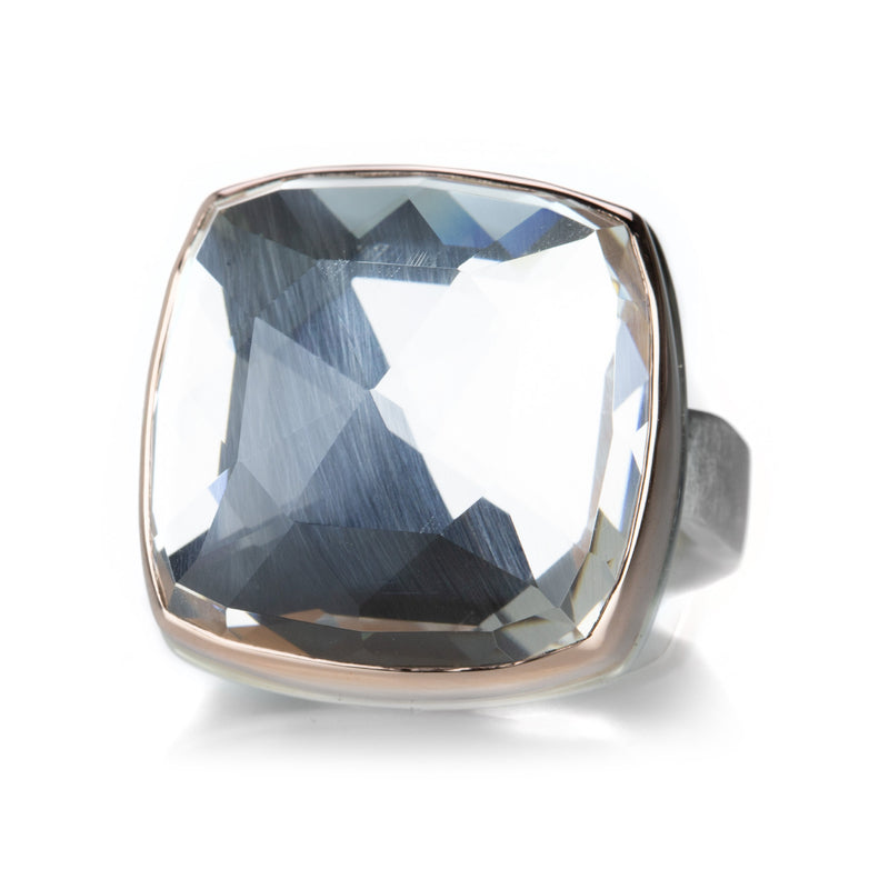 Jamie Joseph Square Rose Cut Rock Crystal Ring | Quadrum Gallery