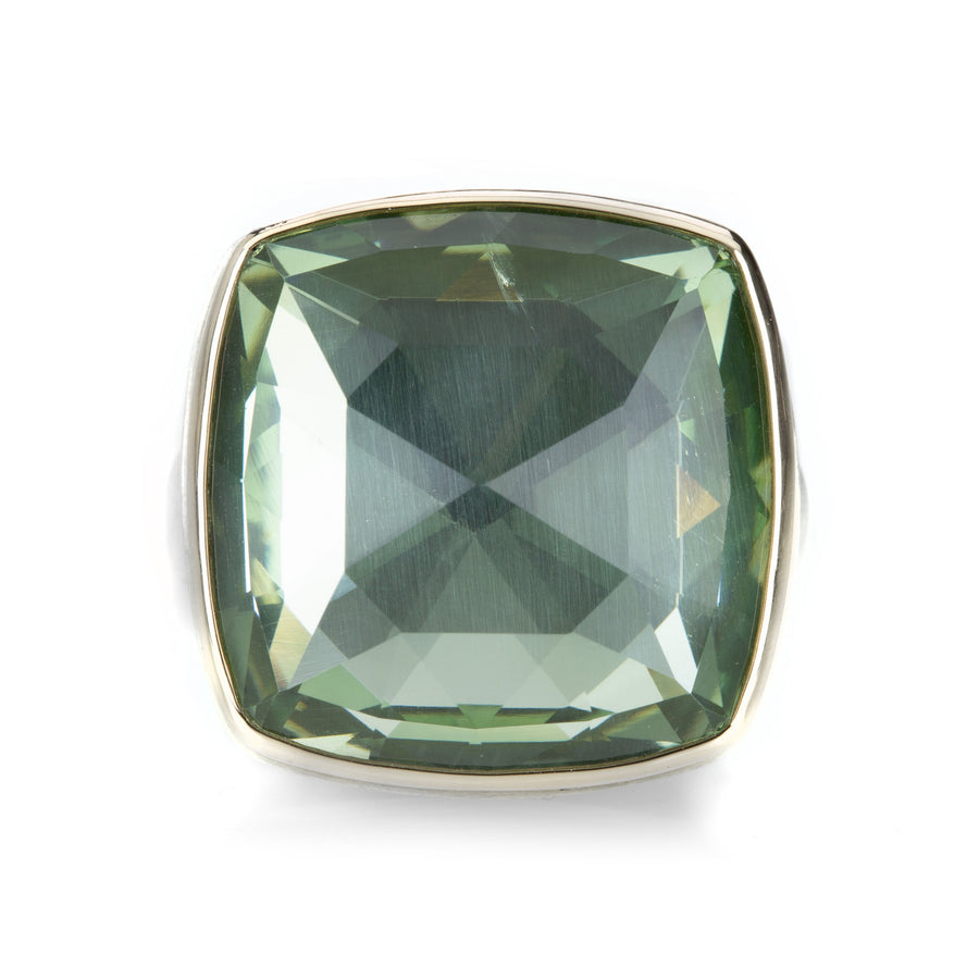 Jamie Joseph Rose Cut Mint Quartz Ring | Quadrum Gallery