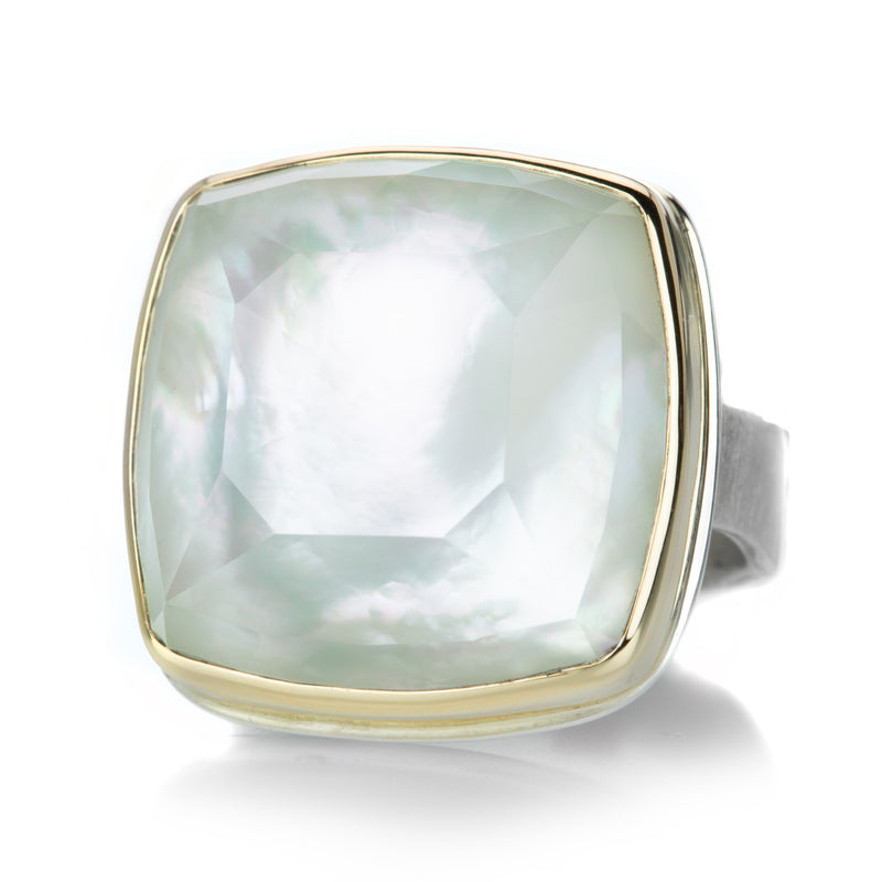 Jamie Joseph Rock Crystal over Mother of Pearl Ring | Quadrum Gallery