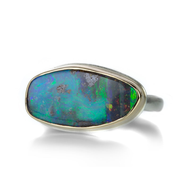 Jamie Joseph Multicolored Boulder Opal Ring | Quadrum Gallery