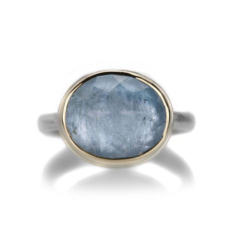 Jamie Joseph Small Oval Inverted Aquamarine Ring | Quadrum Gallery