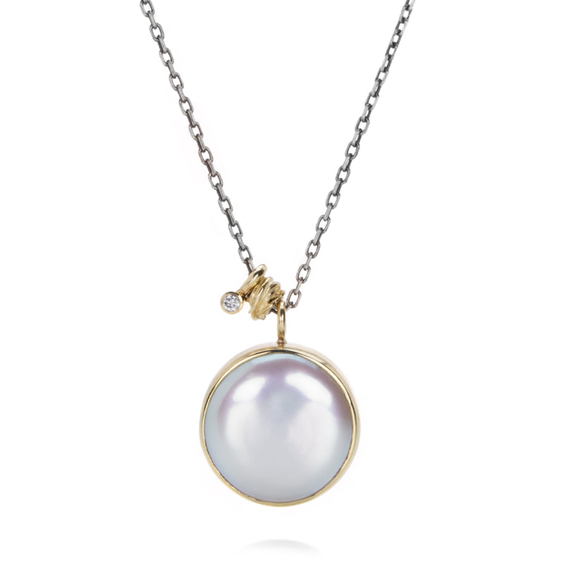 Jamie Joseph Round Cultured Pearl Pendant Necklace | Quadrum Gallery