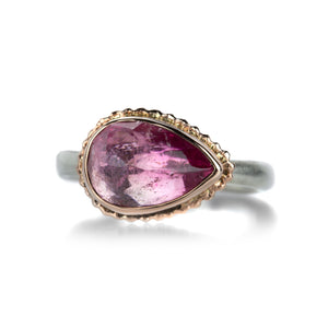 Jamie Joseph Teardrop Ring with Pink Tourmaline  | Quadrum Gallery